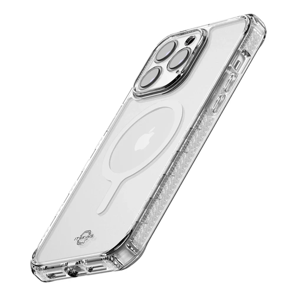 Itskins Supreme Clear iPhone 15 Pro Max Magsafe Case- Transparent - Tashqila Itskins Supreme Clear iPhone 15 Pro Max Magsafe Case- Transparent - Tashqila